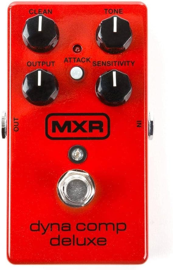 MXR Dyna Comp Deluxe Compressor Guitar Effects Pedal , Red
