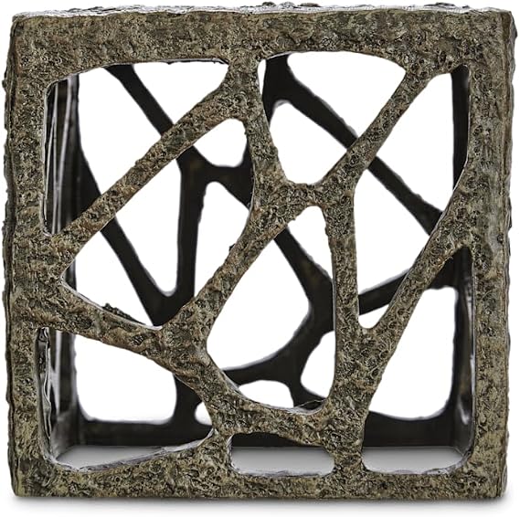 imagitarium by Petco Resin Rustic Cube Aquatic Decor