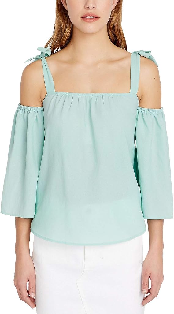 Buffalo David Bitton Cold-Shoulder Top (Spruceton, X-Large)