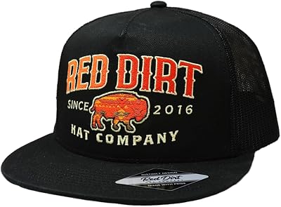 Red Dirt Hat Company Buffalo Patch Adjustable Snapback Hat