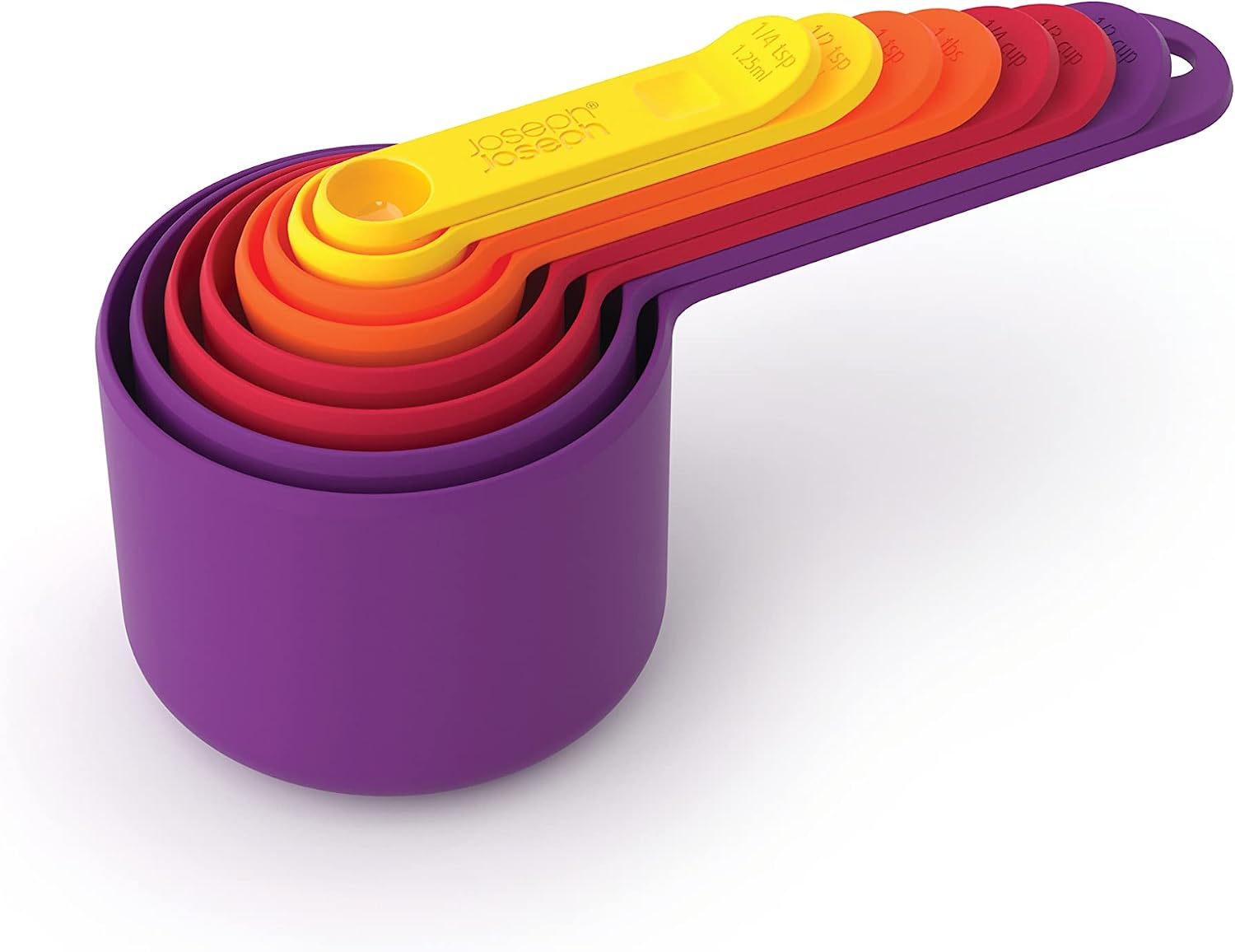 Joseph Joseph 40019 Nest Measure Measurement Container Set, Multicolor