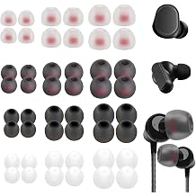 48 PCS Silicone Earbud Tips – Replacement Ear Tips for In-Ear Headphones – Soft, Noise-Isolating Ear Bud Tips in S/M/L Sizes – Comfortable & Durable – Compatible with Most Earphones & Earbuds