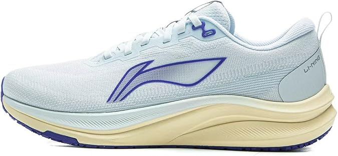 LI-NING Red Hare 8 Men's Running Shoes Reflective Boom Fiber Lightweight High Rebound Racing Training Sneakers Country Air/Shake Blue US 7.5