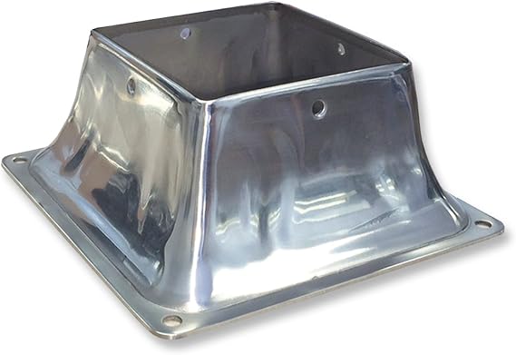 Pylex 13049 Base 44 Decking Post, Stainless