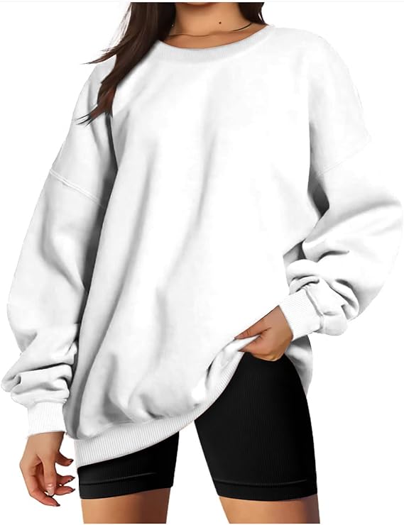 Ceboyel Womens Oversized Sweatshirts Fall 2023 Pullover Sweater Comfy Crewneck Hoodies Trendy Vintage Y2K Clothes Outfits