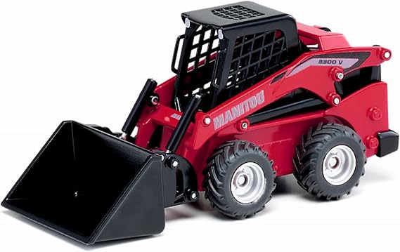 Siku 3049 Farmer Manitou 3300V Skid Steer Loader, Red