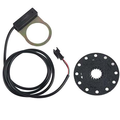 Electric Bicycle Speed Sensor, Wheel Mounted PAS, High-Tech Ergonomic Design, Dual-Magnetic Loop Hall Elastic Angle Difference Detection, 1:1 Power Assist for All E-Bikes
