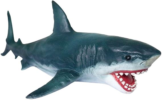 Gemini&Genius Sea Animal Great White Shark Figure Megalodon Shark Kids Toy