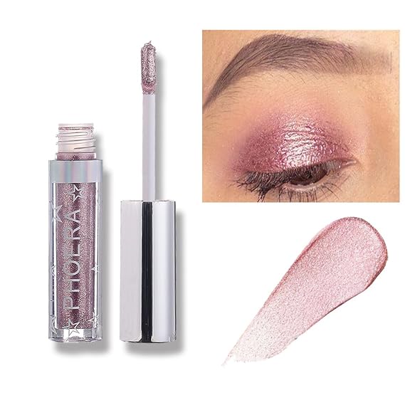 Liquid Eyeshadow 12 Colors Long Lasting Waterproof Shining Shimmer Glitter Eyeline liquid Matte Eyeshadow ,Elves Makeup Girls Eyeshadow for Party Festival Makeup Beauty