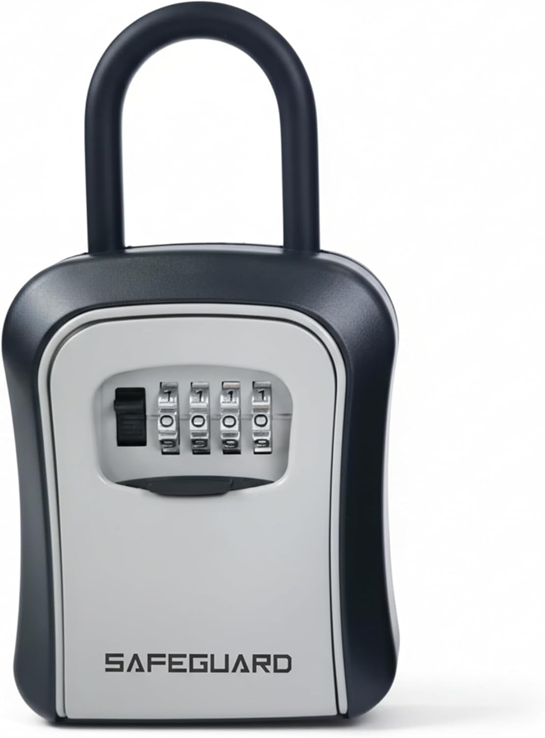 Safeguard Shackle Key Safe Lock Box Hangable Police Approved KeyBox Alloy body Secure Combination Padlock outdoor Key hider for Airbnb, Home, Garage, Office, waterproof &amp; Durable 95 X 171 X 43