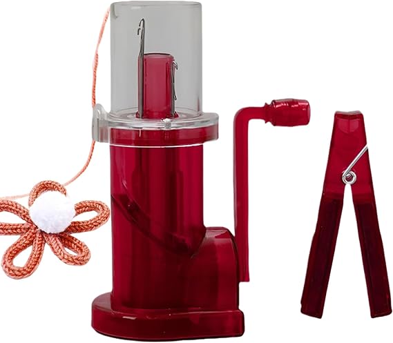 Automatic French Knitting Machine, French Cord Knitting Machine, Bracelet Weaving Machines, Cardigan Crafting Gadget Household diys Cords Crafts Decorative Trims Jumpers Gloves