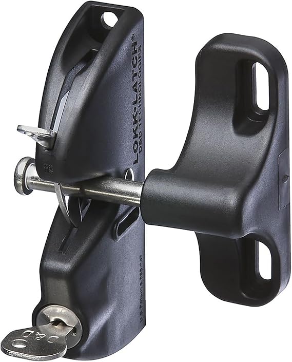 National Hardware LokkLatch Keyed Gate Latch for Wood, Metal and Vinyl Fence