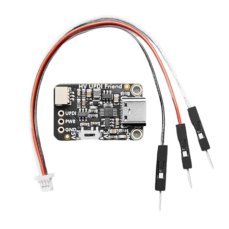 Tiny USB UPDI Programmer with Regular Port for Microcontroller Coding and Development Task UPDI USB Programmer