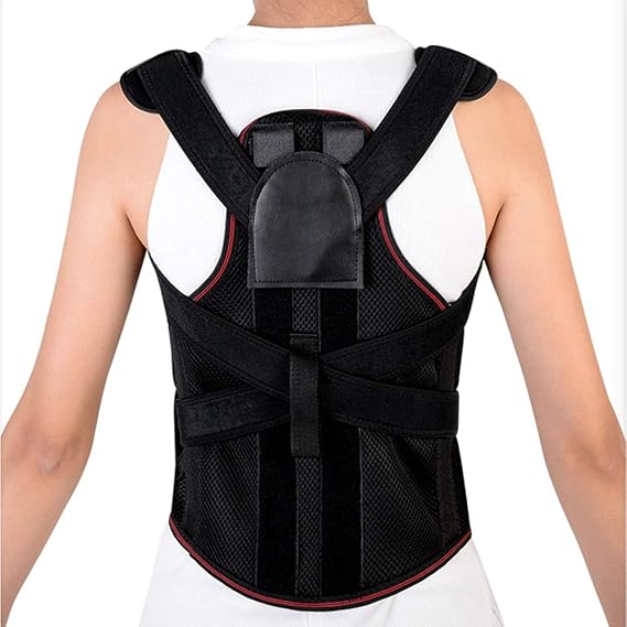 Back Posture Corrector,Adjustable Full Back & Shoulder Support for Men and Women - Reduce Lower and Upper Back Pains (Size : XXL)
