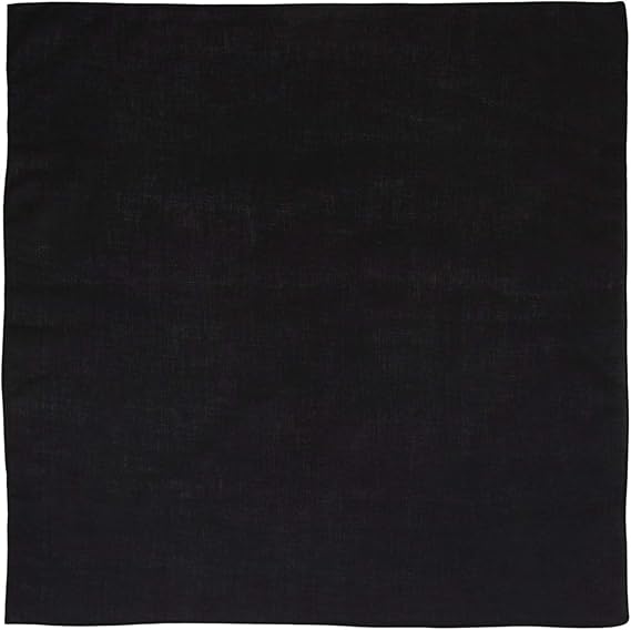 Large 100% Cotton Solid Color Blank Bandanas (22 x 22) - For Custom Printing