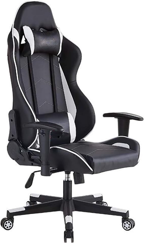 office chair gaming chair computer chair PU Leather Gaming Chair,High Back Gamer Chair Racing Style Game Chair with Lumbar Pillow Headrest,E-sports Swivel Chair Recliner Ergonomic Office Cha