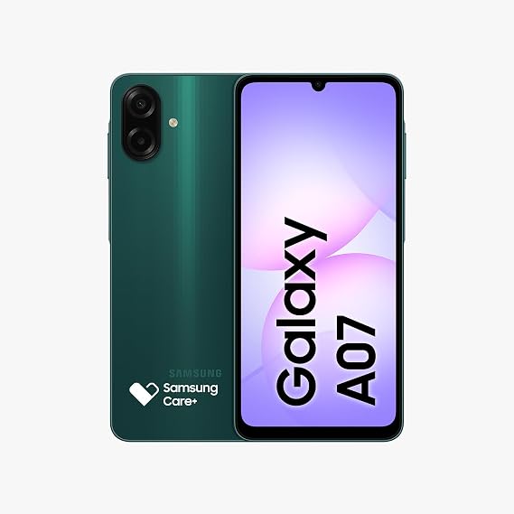 Samsung Galaxy A07 128GB, 4GB, Camera 50MP, 6.7" Screen - Green