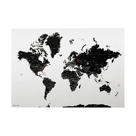 Palomar - World Map Magic Map - Standard Size