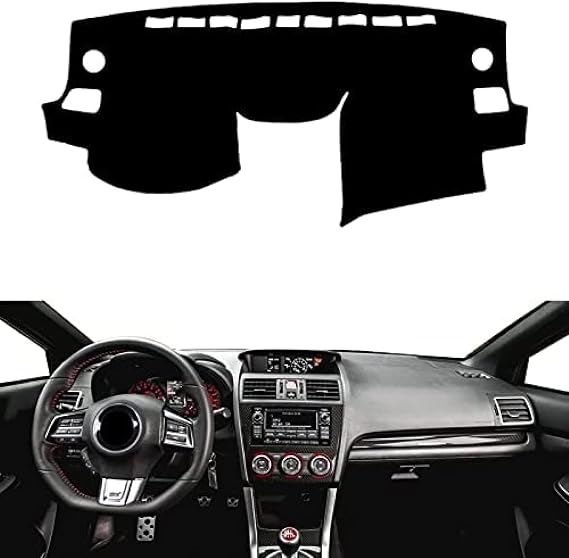 Car Dashboard Cover Nonslip Dash Board Mat Carpet Custom Fit for Subaru WRX 2015-2021 Dash Protector Pad