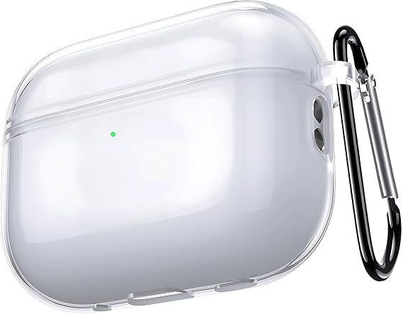 Minesk Airpods Pro 3 ile Uyumlu (2025) Şeffaf Cyrstal Clear Ultra Berrak Silikon Kılıf - Alt Üst Ayrı (Airpods Pro 3 2025)