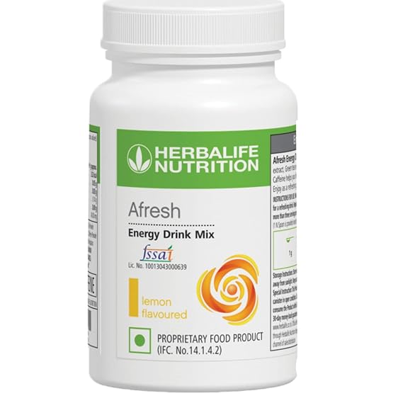 Herbalife Afresh Energy Drink Mix - 50 Gram (Lemon)