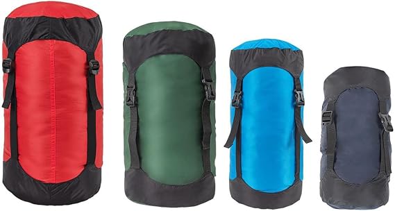2pcs Compression Stuff Sack, 8L/18L/25L/35L Lightweight Sleeping Bags | Storage Compression Sack for Camping, Hiking, Backpacking Trip