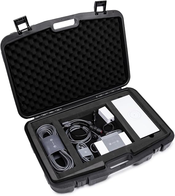 Protective Storage Hard Case for Starlink Standard Gen 3 | Impact-Resistant PP Shell, Custom Foam Padding, Holds Router & Cables, Dustproof, Ideal For Harsh Outdoor Setup