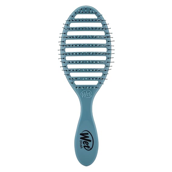 Wet Brush Speed Dry Hair Brush, Artic Blue - Vented Design and Ultra Soft HeatFlex Bristles Are Blow Dry Safe With Ergonomic Handle Manages Tangle and Uncontrollable Hair - Pain-Free Hair Accessories
