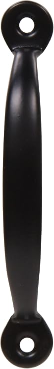Hardware Essentials Door Pull, 4-3/4in, 1 Pack, Black