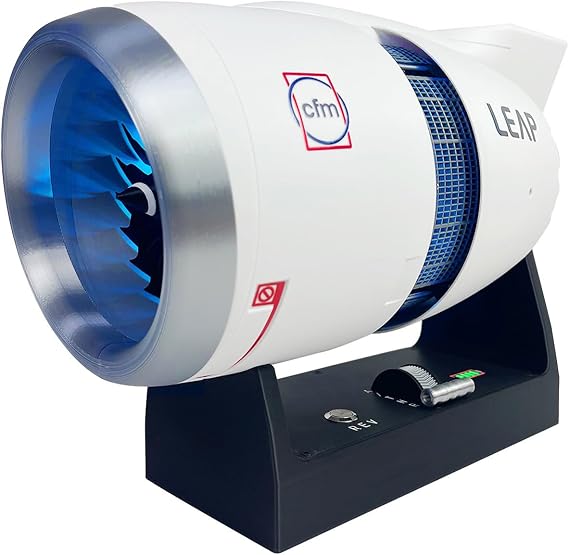 Aircraft Turbofan Engine Model Flagship Edition, 10000 RPM Brushless Motor