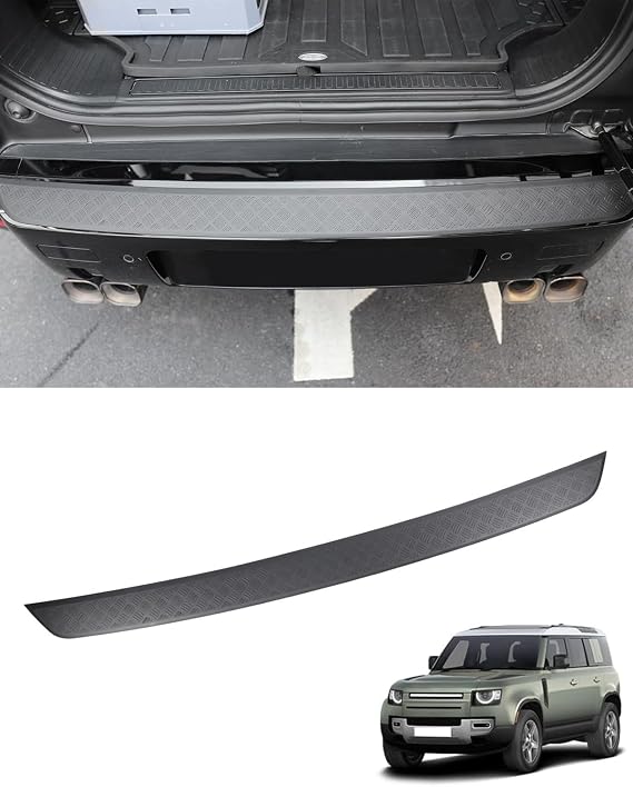 Anti-Scratch Guard Protection Cover Compatible with Land Rover Defender 90 110 130 2020-2025 Exterior Accessories (rear bumper matte black)