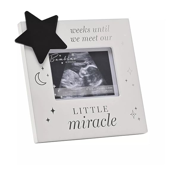 Bambino little miracle' Scan Sonogram Countdown Photo Frame