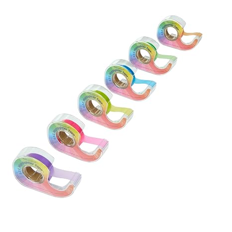 Really Good Stuff E.Z.C. Fluorescent Highlighter Tape, 6 Colors