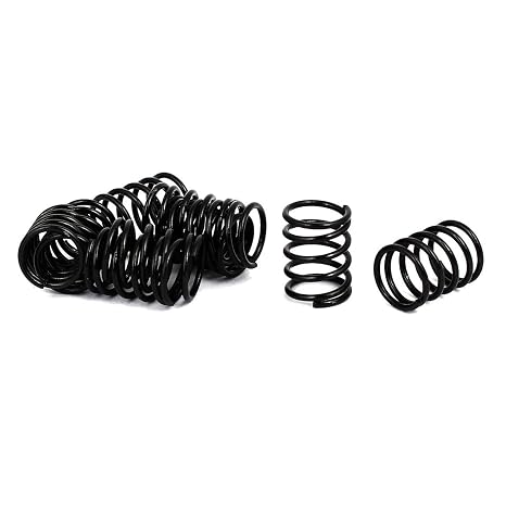 TOP-VIGOR Compression Spring, 1.2mm Wire Size, 12mm OD, 15mm Length, 10Pcs