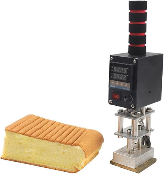 Handheld Embossing Machine, Hot Stamping Branding Tool with Digital Temp Control 0-400°C, Precision Leather Creaser for Paper, Wood, Fabric