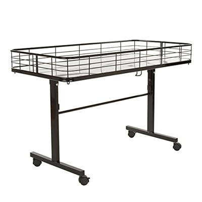Econoco Commercial Folding Dump Table, Black, One Size DT48B