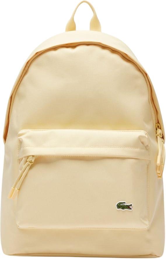 Lacoste Unisex Neocroc Backpack, Yellow, One Size