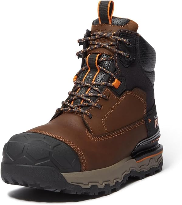 Timberland PRO Men's 6 Grey/Black Boondock Comp Toe WP SR Boot