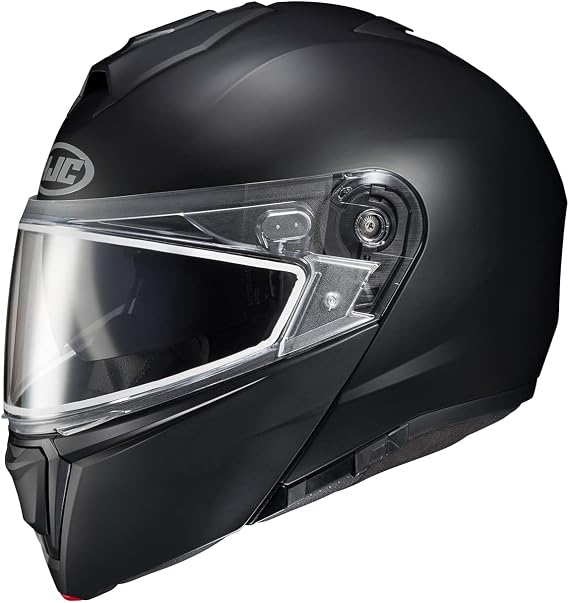 HJC i90 Modular Snowmobile Helmet Semi-Flat Black 2X