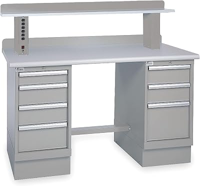 ListaStanley Black & Decker - XSTB41-60PTLG-IRS - LISTA Workbench: Fixed Ht, Laminate, 60 in x 30 in, 1, 000 lb