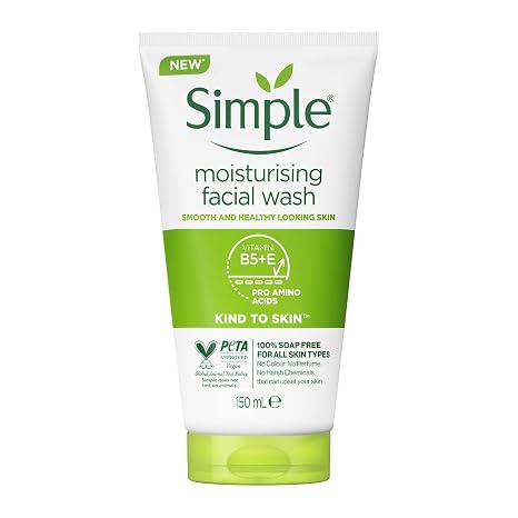 Simple Face Care Moisturising Wash Gel 150ml
