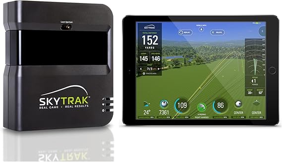 SkyTrak Golf Launch Monitor and Golf Simulator with Metal Protective Case