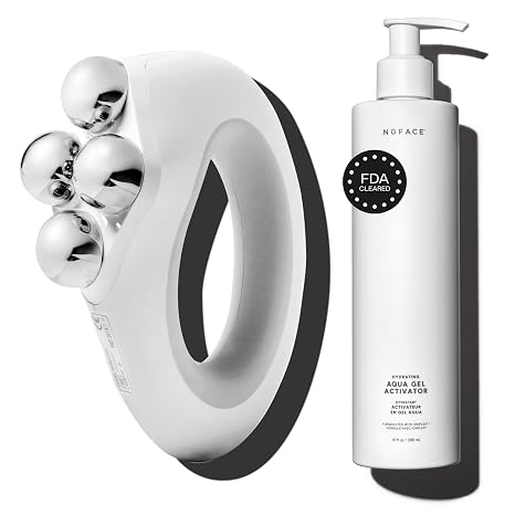 NuFACE NuBODY Toning Device - Tightens Arms Abdomen Legs and Butt - Microcurrent Device for Body Contouring - Tightens the Skin and Reduces Cellulite