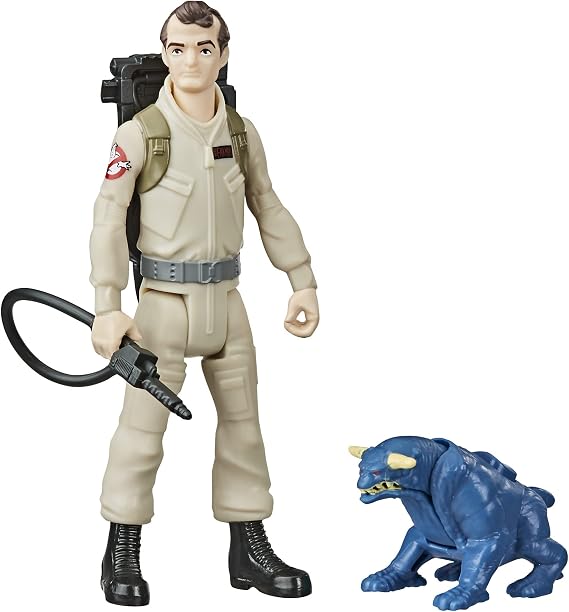 Hasbro Ghostbusters Fright Features Peter Venkman Figure with Interactive Terror Dog Figure and Accessory, Toys for Kids Ages 4 and Up