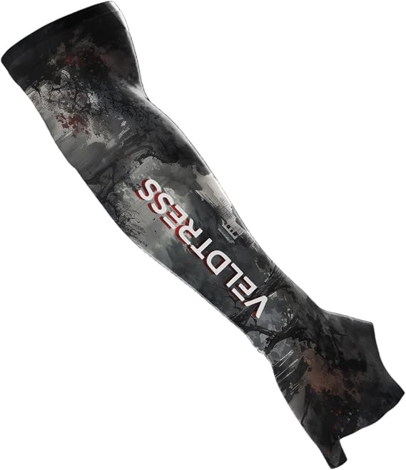 Gaming Arm Sleeve for PC Gamers - Breathable Wrist & Forearm Support, Ideal for FPS Aiming, Koi & Sakura Designs