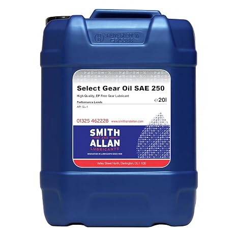 Classic SAE 250 AG250 Non EP Gear Oil API GL-1 Vintage EP Free 20 Litre 20L