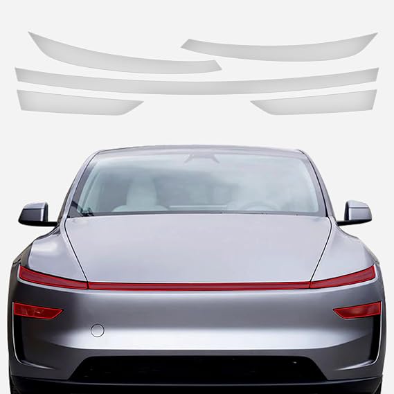 (2psc in 1set) Headlights & Daylights Clear Protective Film PPF for Tesla Model Y Juniper, Stone & Rock Chips Protector, Wrap