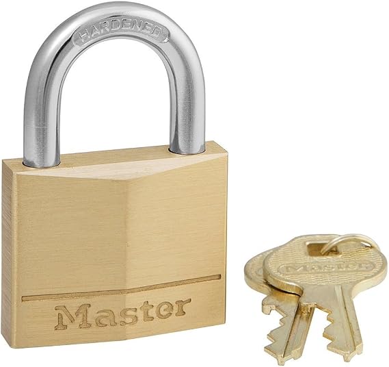 Master Lock 140D 10 Pack 1-9/16in. Wide Solid Brass Body Padlock