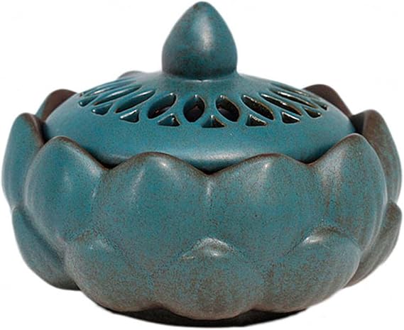 Cone Incense Burner,Backflow Incense Burner Ceramic Incense Burner Incense Stick Holder Porcelain Charcoal Ceramic Stick Incense Burner for Bedroom Office Yoga Teahouse