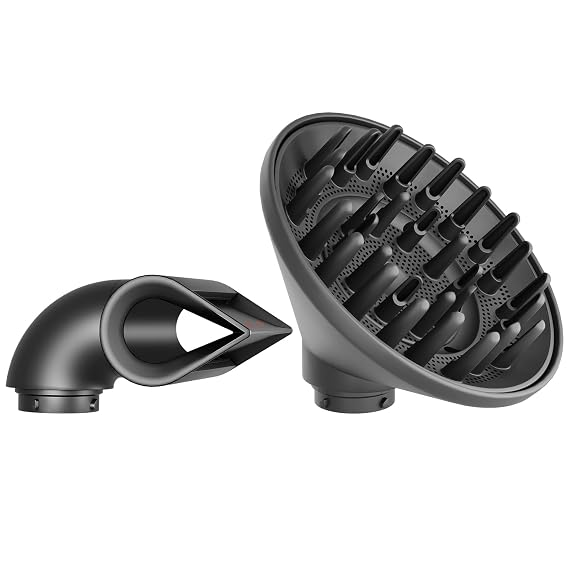 Large Diffuser Attachment and Blade Concentrator Attachment Compatible with Dyson Airwrap